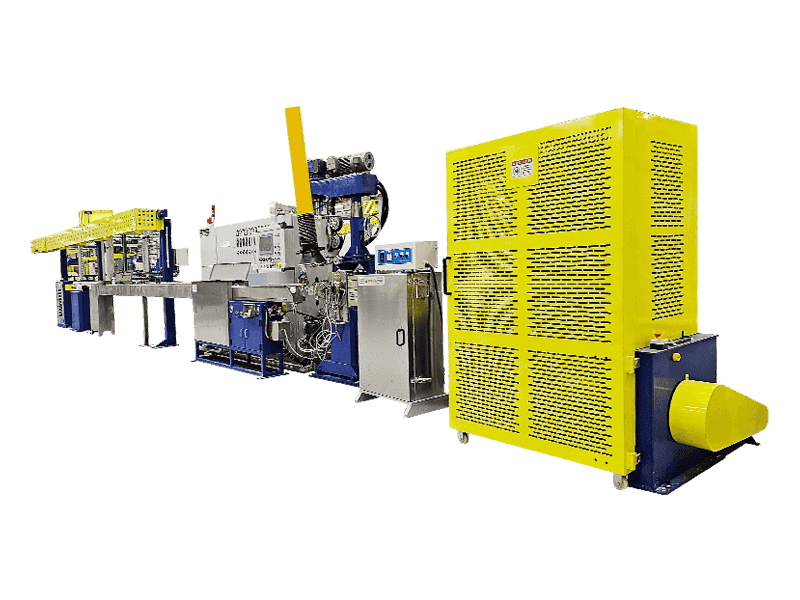 Equipos para fabricar cables de alambre de teflón: líneas de extrusión, cintas y revestimientos de FEP/PFA